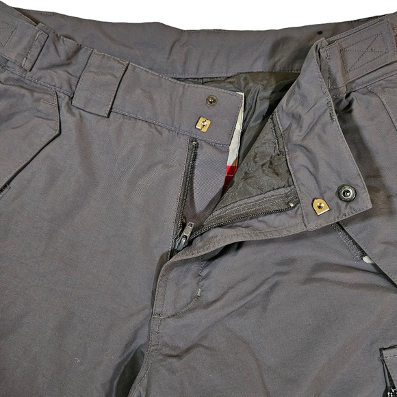Polar Edge Mens Snow Pants, Dark Grey, Size Medium - Picture 4 of 15